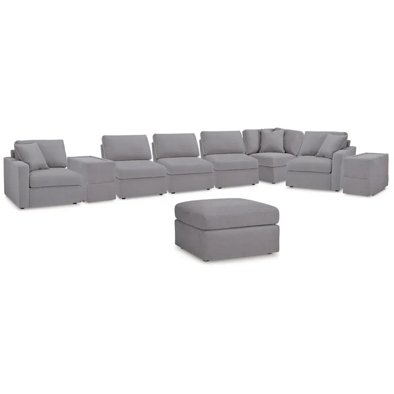 Modmax 8-Piece Sectional and Ottoman
