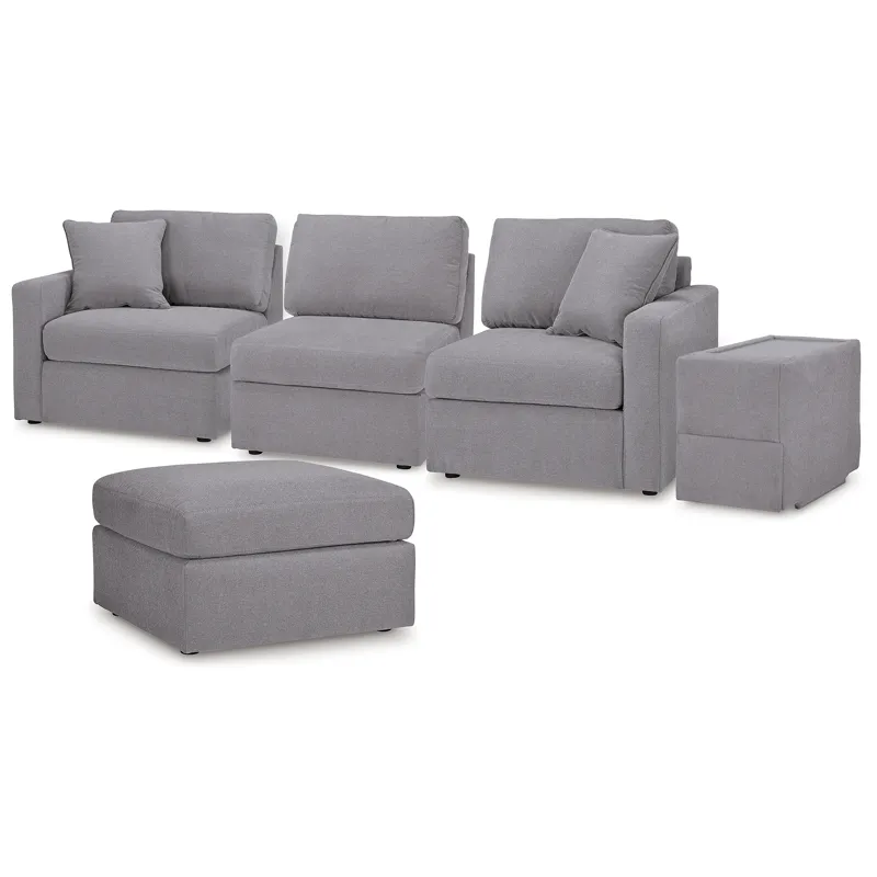 Modmax 4-Piece Sectional and Ottoman