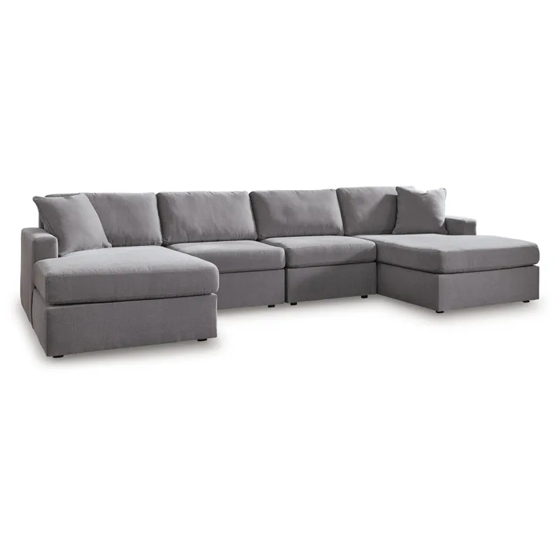 Modmax 4-Piece Double Storage Chaise Sectional