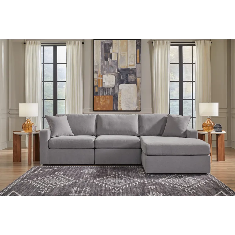 Modmax 3-Piece Sectional Sofa Storage Chaise