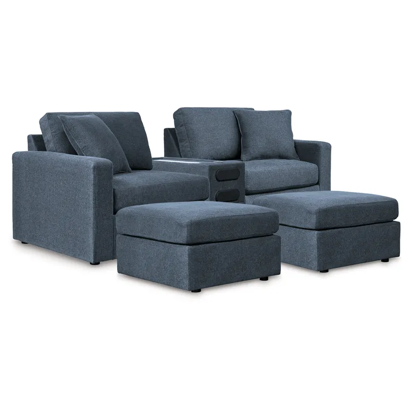 Modmax 3-Piece Sectional and 2 Ottomans