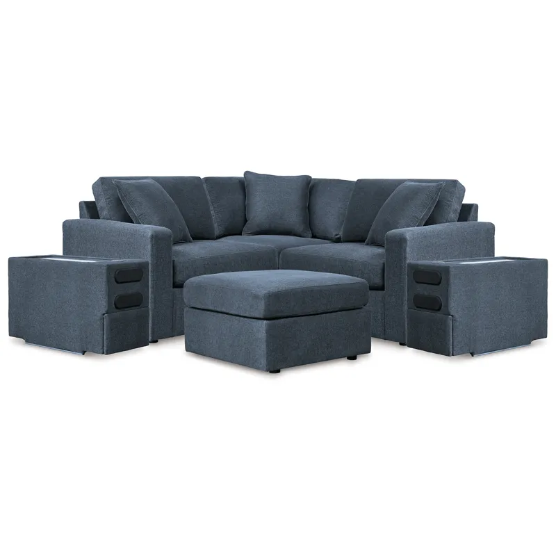 Modmax 5-Piece Sectional with Audio Console and Ottoman