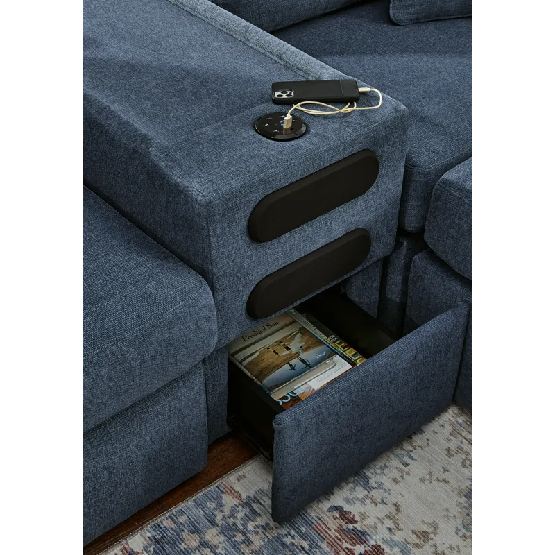 Modmax 6-Piece Sectional with Chaise and Ottoman
