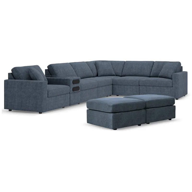 Modmax 6-Piece Sectional and 2 Ottomans