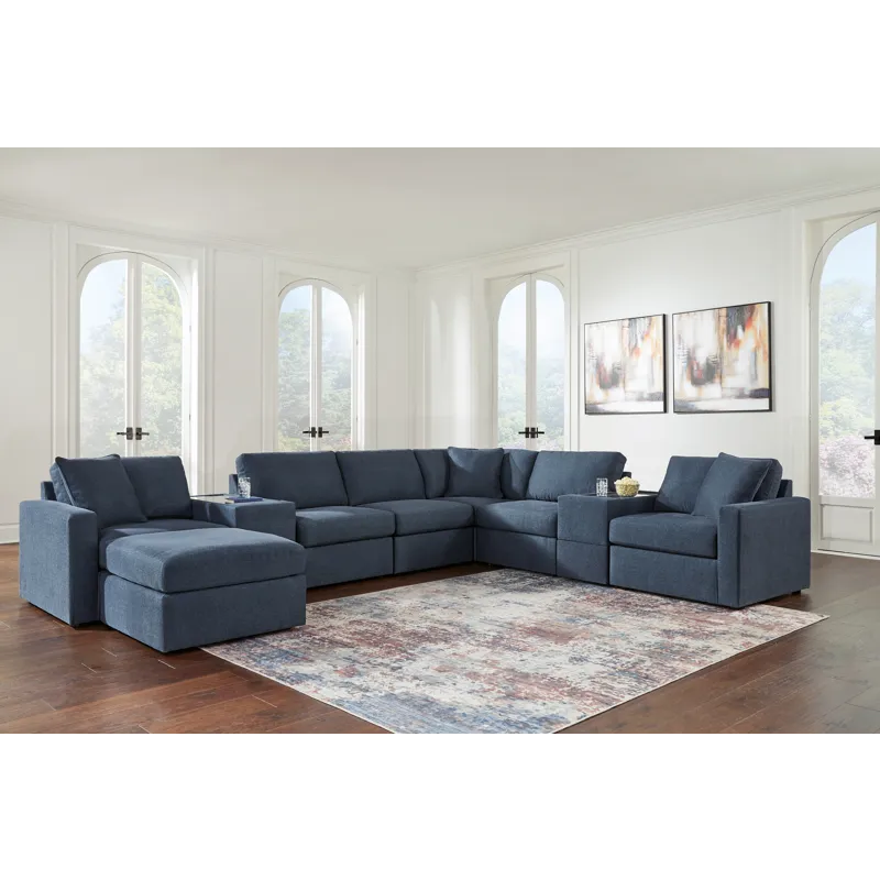 Modmax 8-Piece Sectional and Ottoman