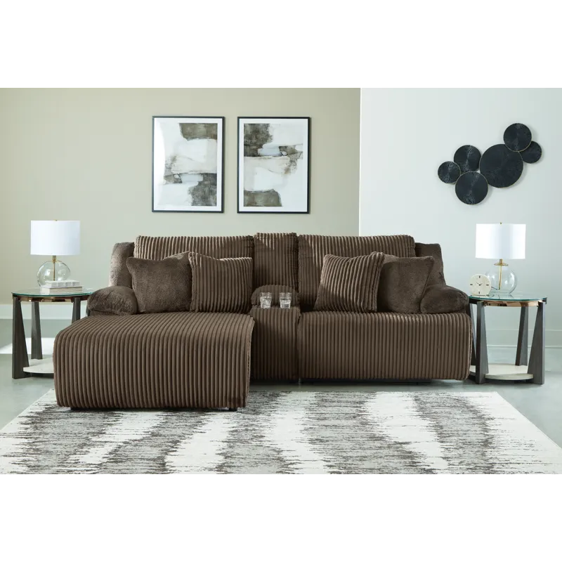 Top Tier 3-Piece Reclining Sectional Sofa with Chaise