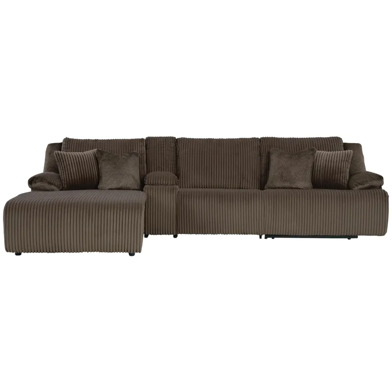 Top Tier 4-Piece Reclining Sectional with Chaise