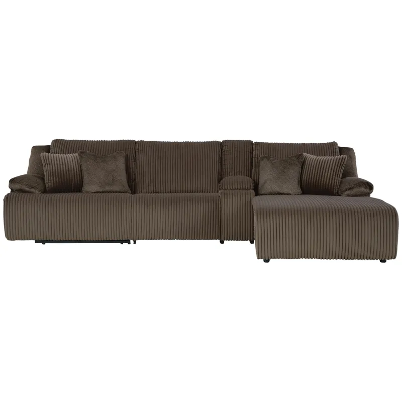 Top Tier 4-Piece Reclining Sectional with Chaise