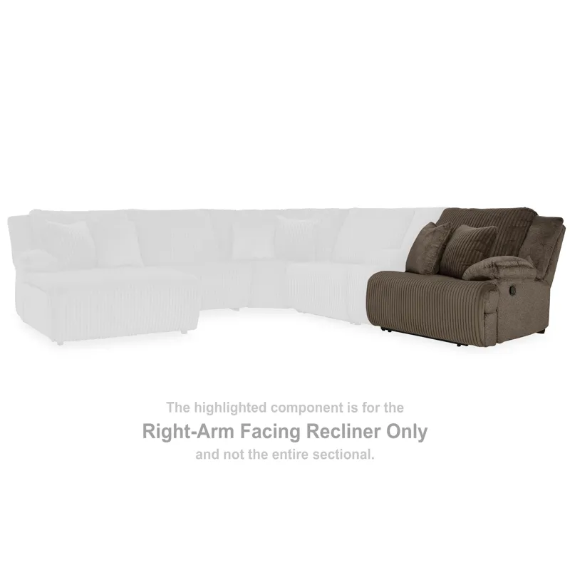 Top Tier Right-Arm Facing Recliner