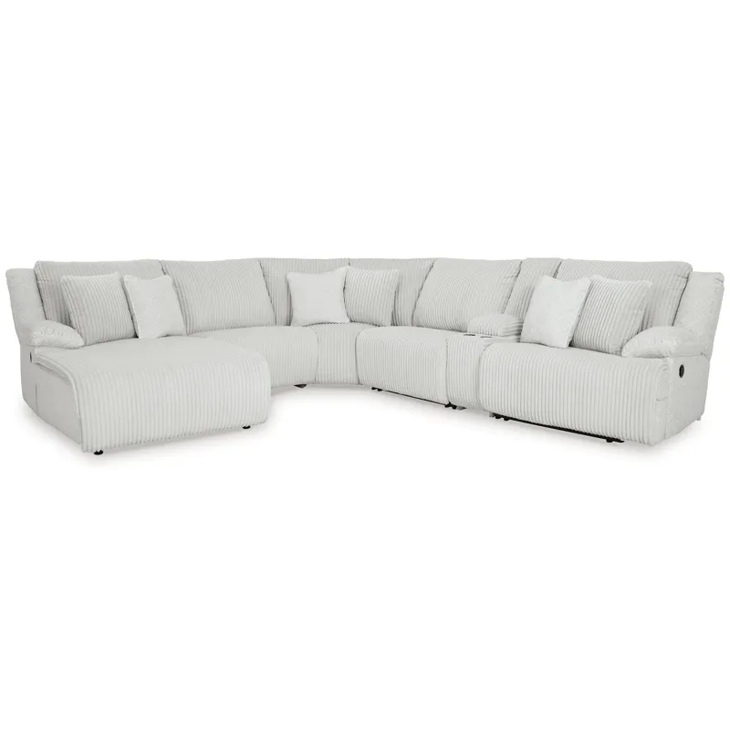 Top Tier 6-Piece Reclining Sectional with Chaise