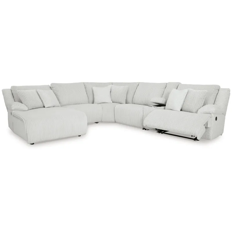 Top Tier 6-Piece Reclining Sectional with Chaise