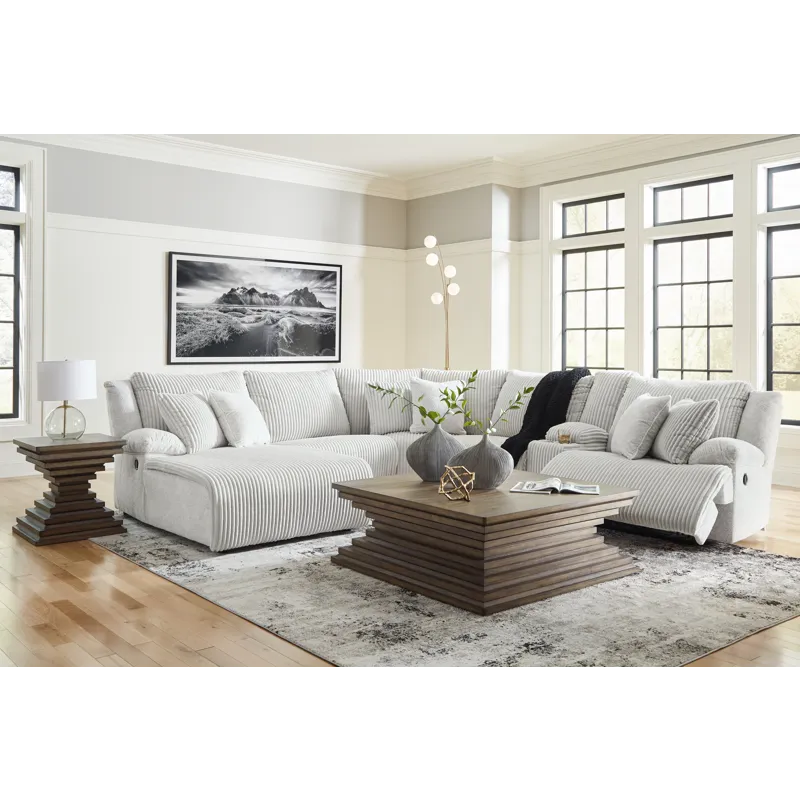 Top Tier 6-Piece Reclining Sectional with Chaise