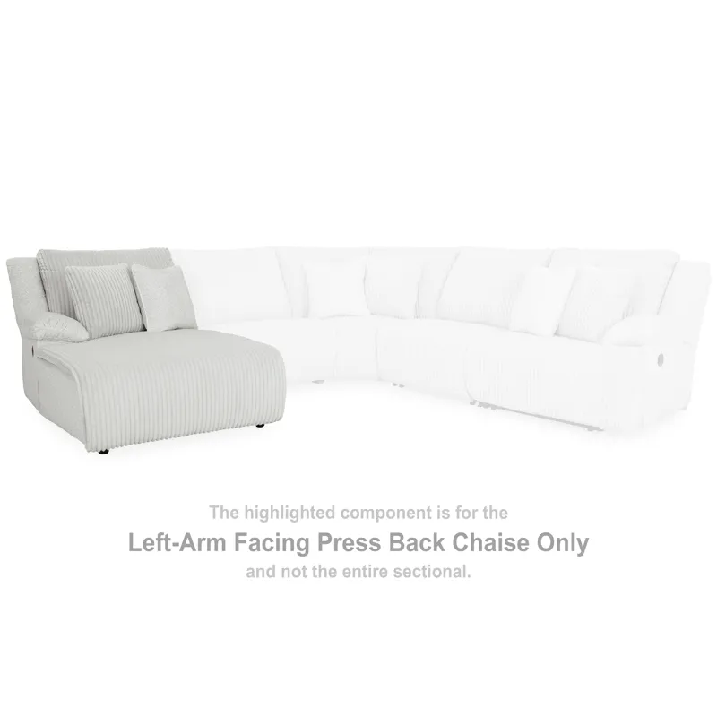 Top Tier Left-Arm Facing Press Back Chaise
