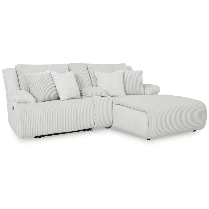 Top Tier 3-Piece Reclining Sectional Sofa with Chaise