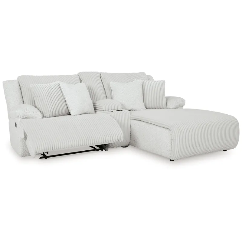 Top Tier 3-Piece Reclining Sectional Sofa with Chaise