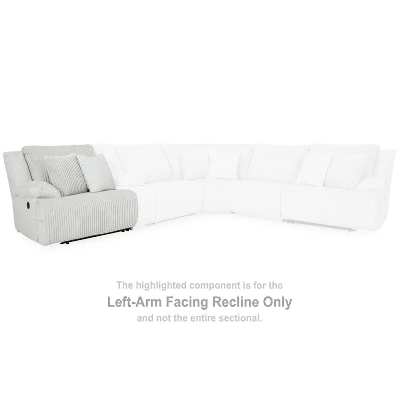 Top Tier Left-Arm Facing Recliner