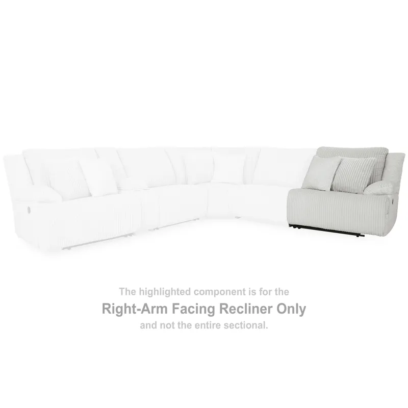 Top Tier Right-Arm Facing Recliner
