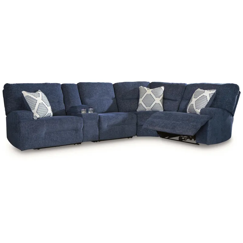Acklen Place 5-Piece Power Reclining Sectional with Storage Console