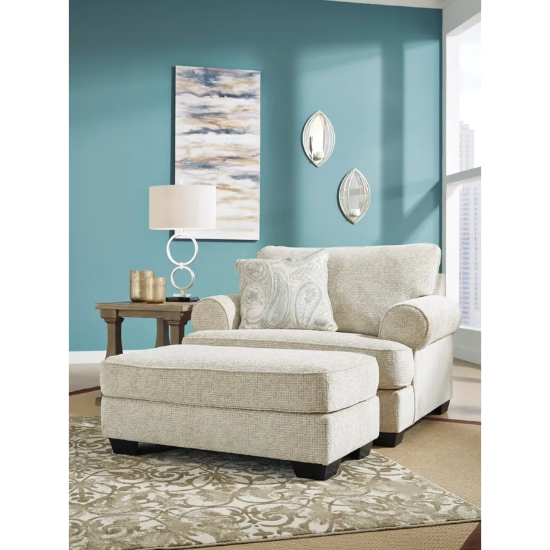 Monaghan Oversized Chair and Ottoman
