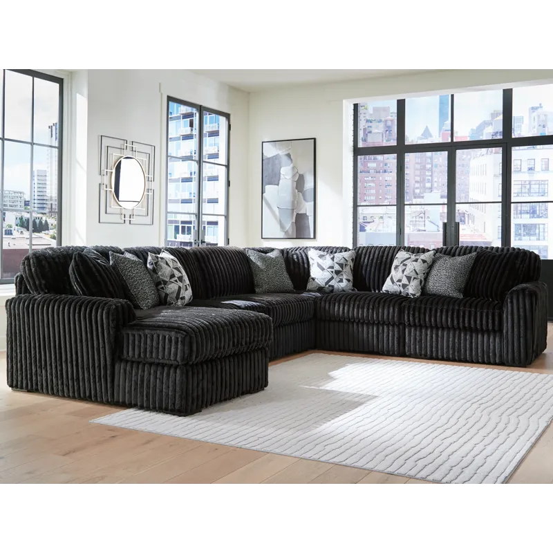 Midnight-Madness 6-Piece Sectional with Chaise