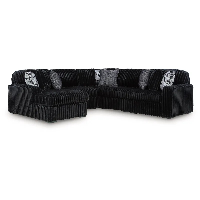 Midnight-Madness 6-Piece Sectional with Chaise