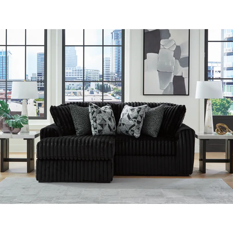 Midnight-Madness 2-Piece Sectional with Chaise