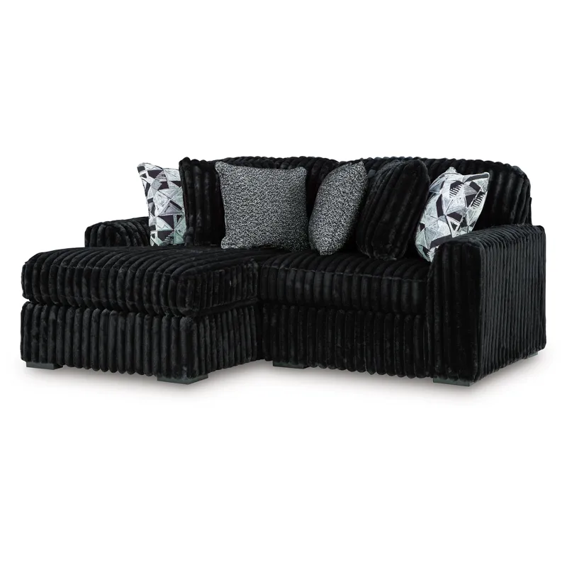 Midnight-Madness 2-Piece Sectional with Chaise