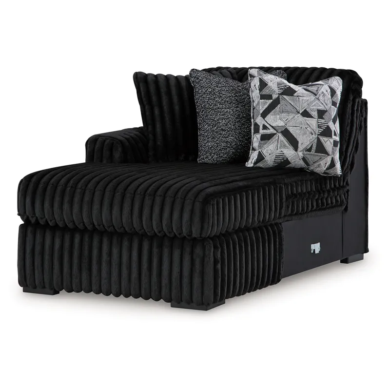 Midnight-Madness 3-Piece Sectional with Chaise