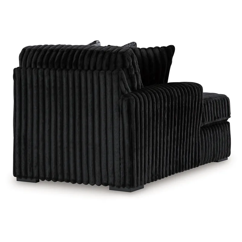 Midnight-Madness 3-Piece Sectional with Chaise