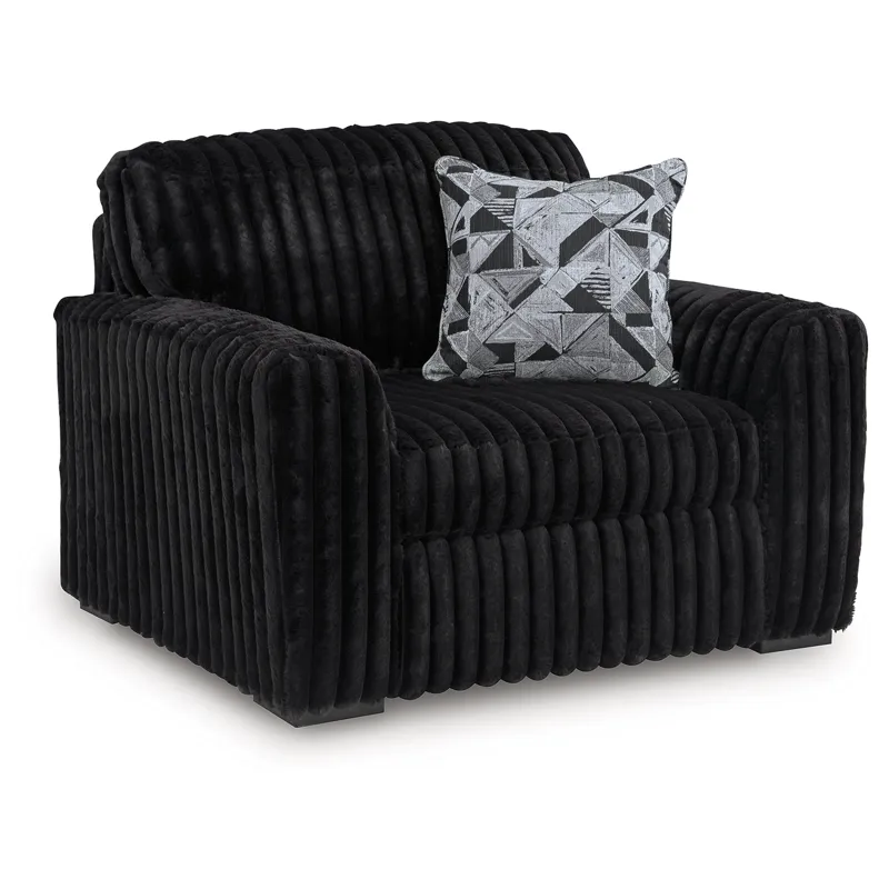 Midnight-Madness Sofa, Loveseat and Oversized Chair