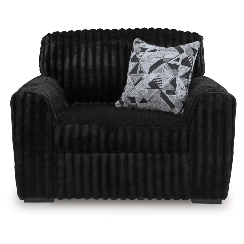 Midnight-Madness Sofa, Loveseat and Oversized Chair