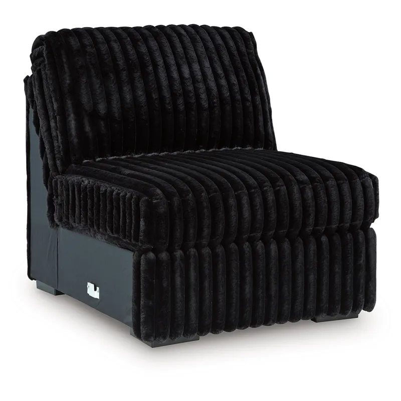 Midnight-Madness Armless Chair