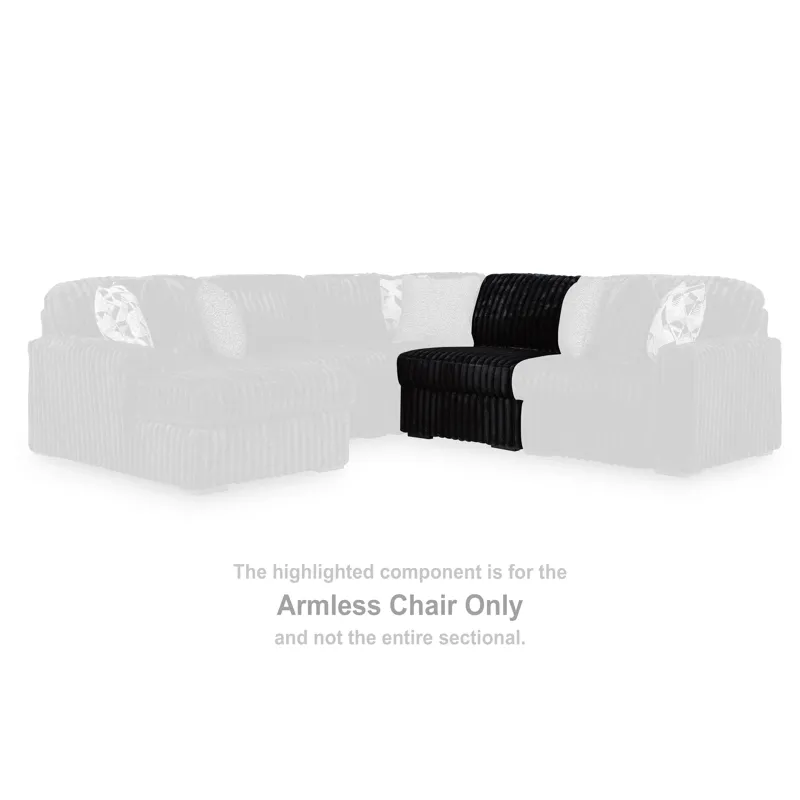 Midnight-Madness Armless Chair