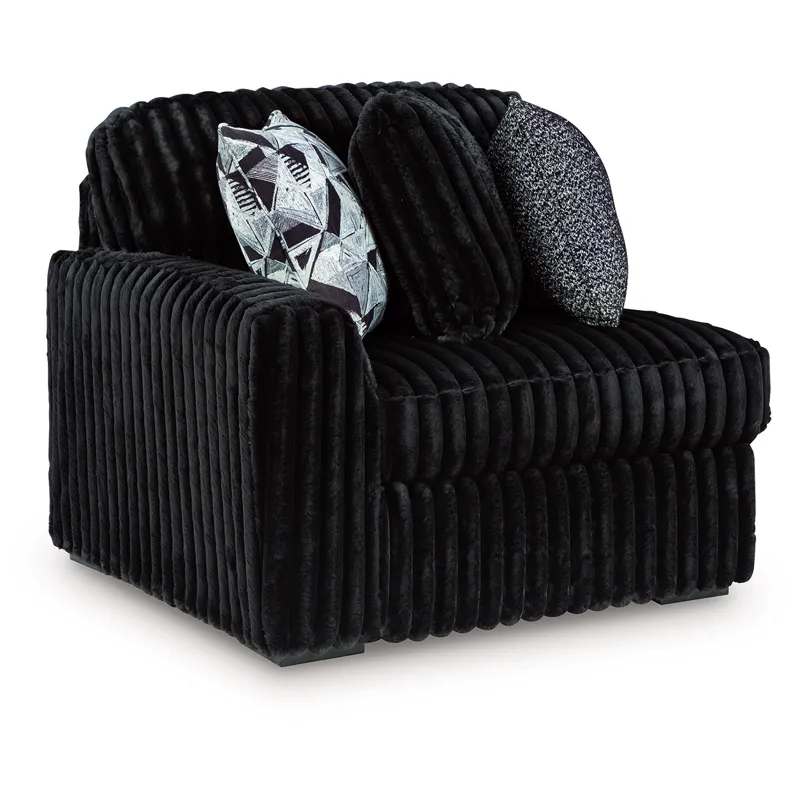 Midnight-Madness Left-Arm Facing Corner Chair