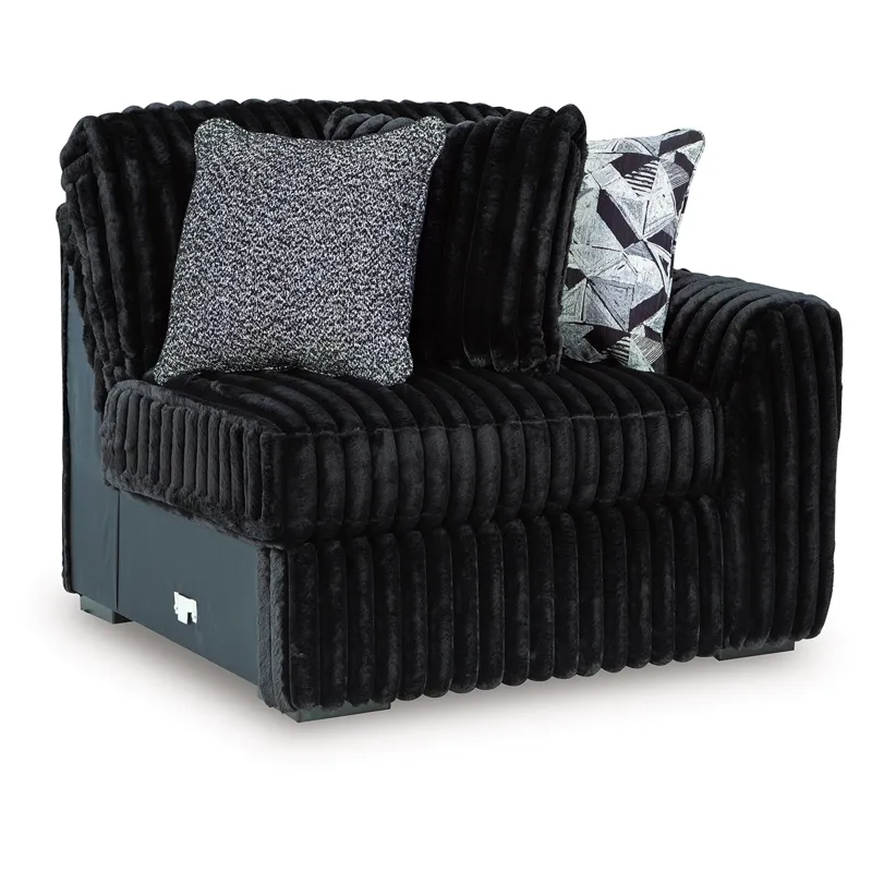 Midnight-Madness Right-Arm Facing Corner Chair