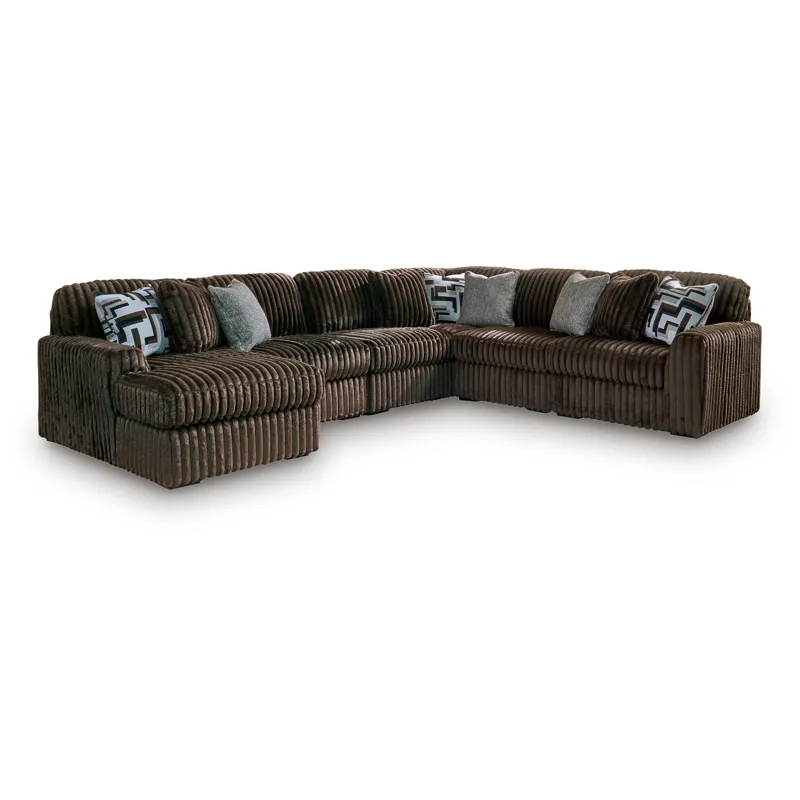 Midnight-Madness 6-Piece Sectional with Chaise