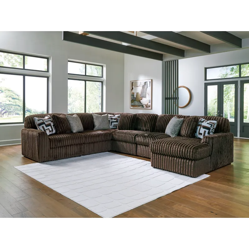 Midnight-Madness 6-Piece Sectional with Chaise