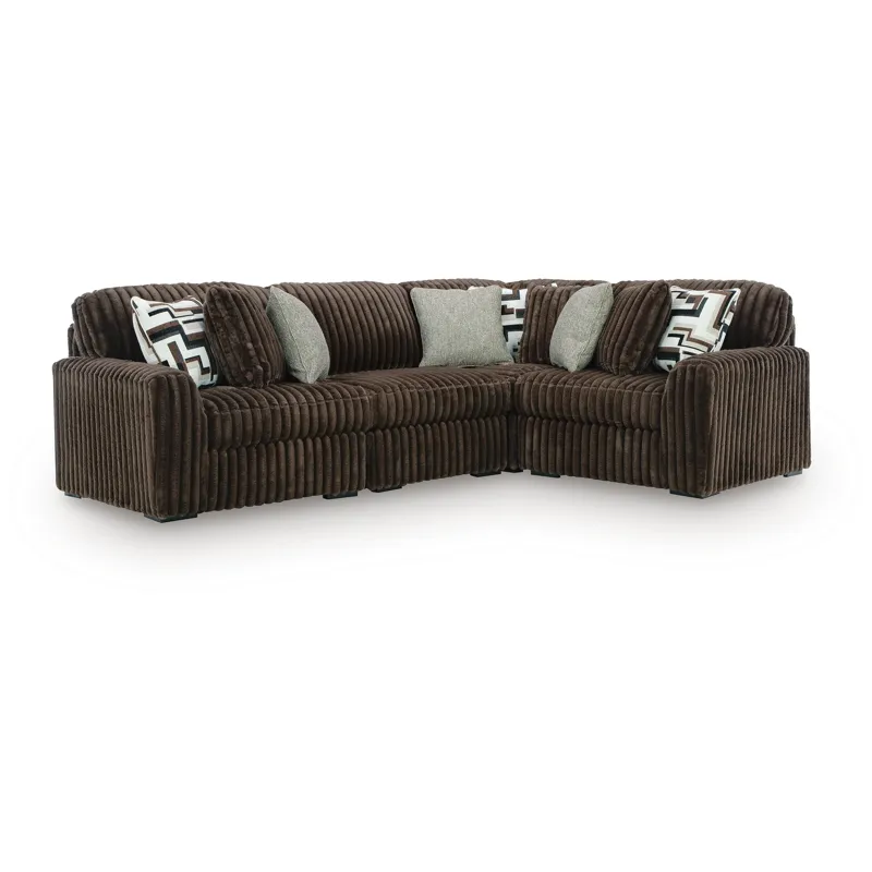 Midnight-Madness 4-Piece Sectional