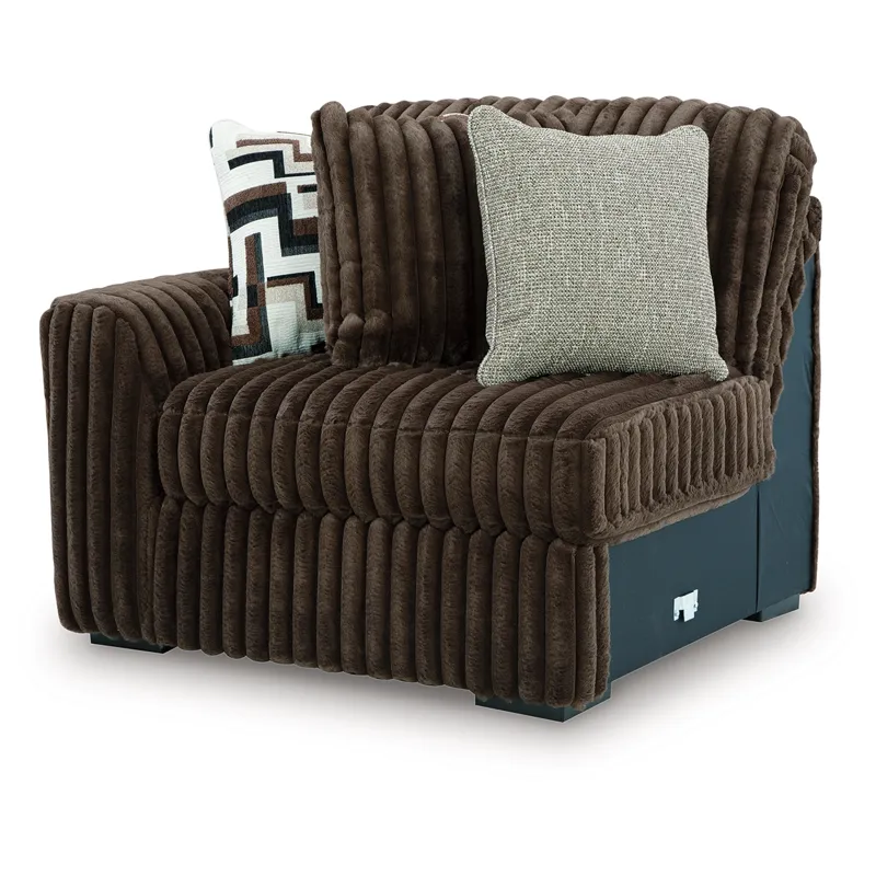 Midnight-Madness Left-Arm Facing Corner Chair