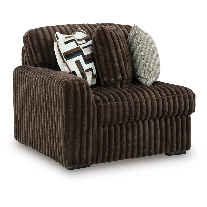Midnight-Madness Left-Arm Facing Corner Chair