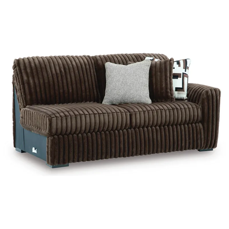 Midnight-Madness 3-Piece Sectional, Oversized Chair and Ottoman