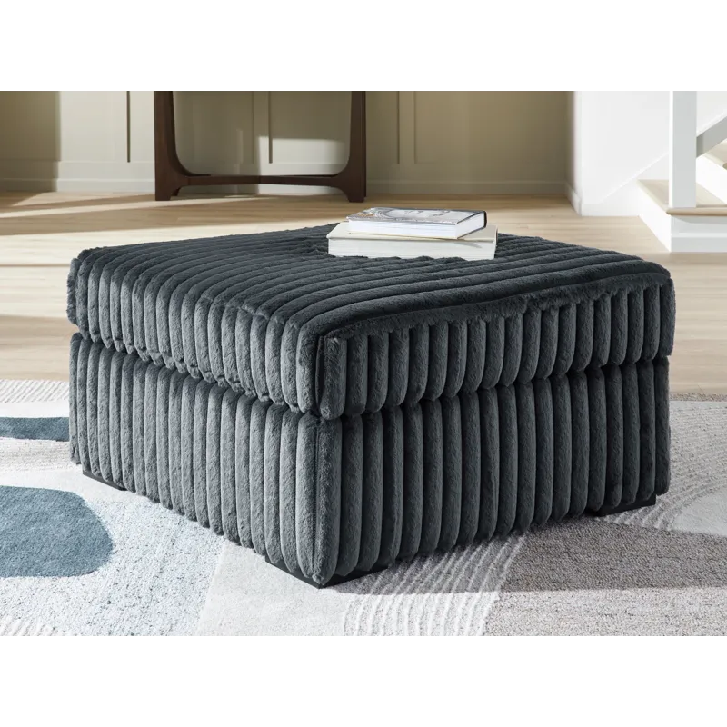 Midnight-Madness Oversized Accent Ottoman