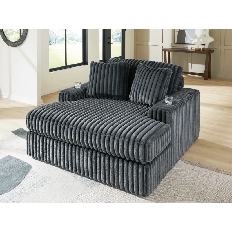 Midnight-Madness Oversized Chaise