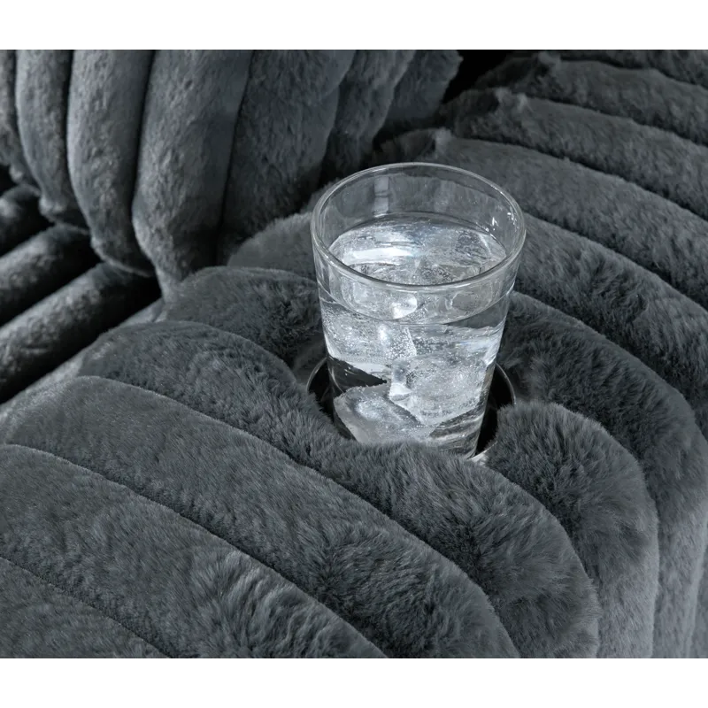 Midnight-Madness Sofa, Loveseat and Oversized Chaise