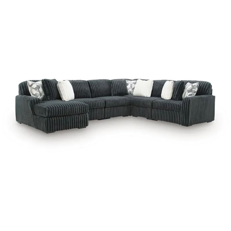 Midnight-Madness 6-Piece Sectional with Chaise