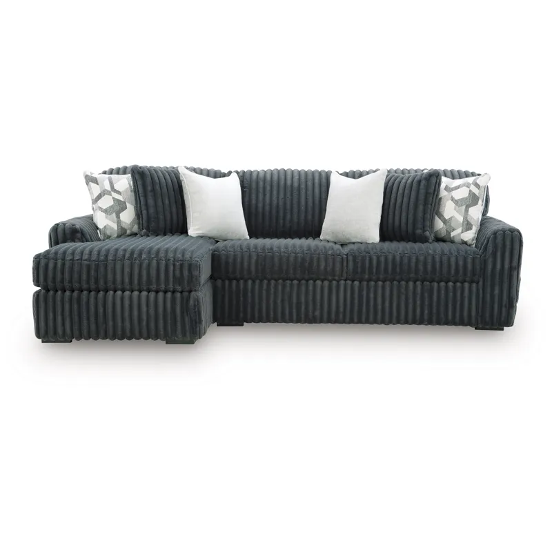 Midnight-Madness 2-Piece Sectional Sofa Chaise