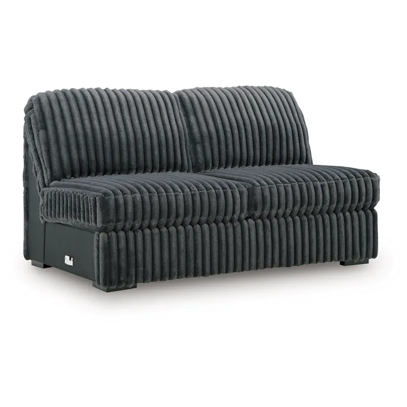 Midnight-Madness Armless Loveseat