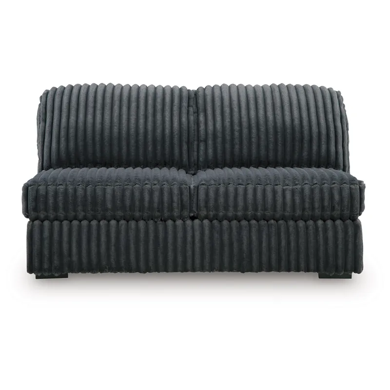 Midnight-Madness Armless Loveseat
