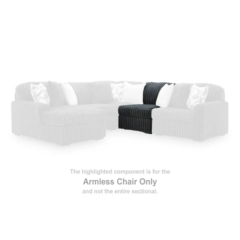 Midnight-Madness Armless Chair