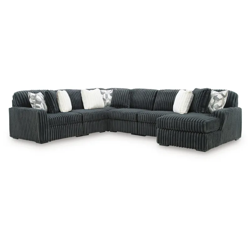 Midnight-Madness 6-Piece Sectional with Chaise